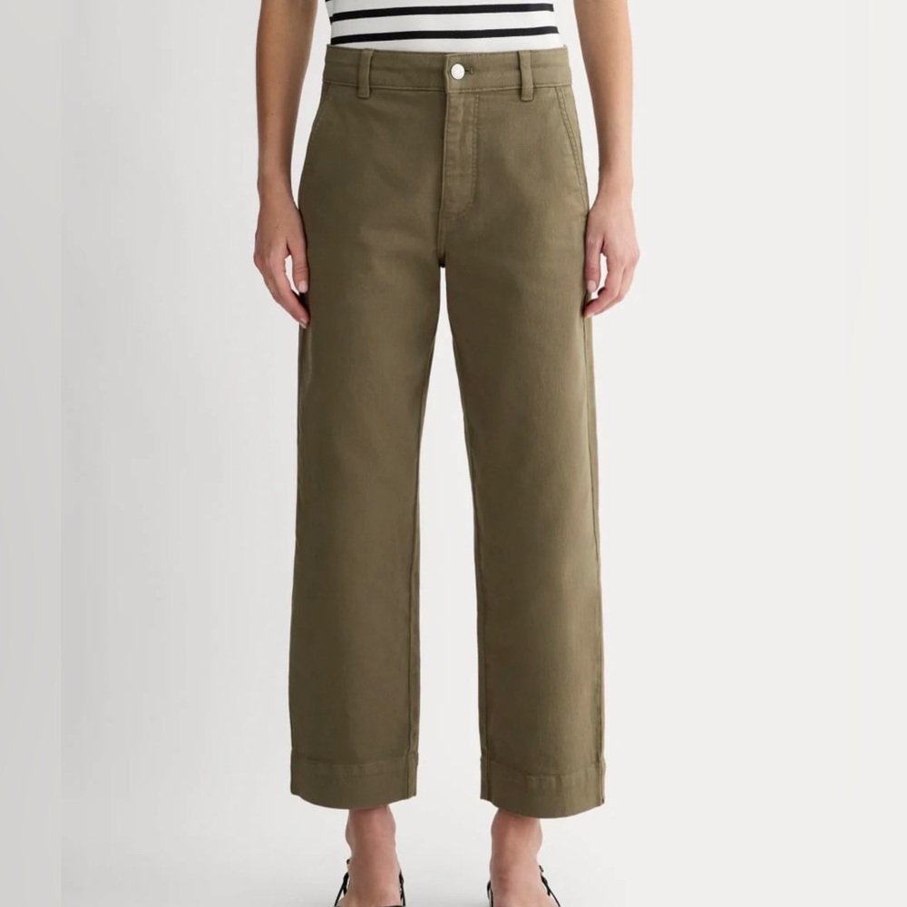 Everlane Utility Straight leg pant Kalamata size 8